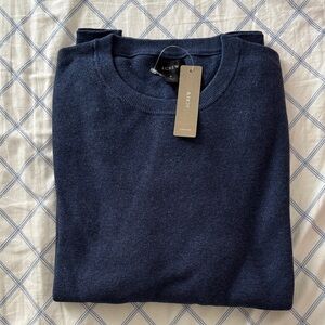 J. Crew Men's Deep Blue Crewneck Sweater